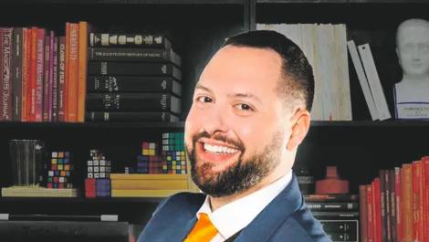 Le magicien Marc Trudel. Crédit photo : Productions Prestigo.