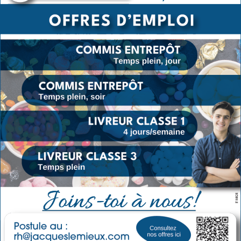 Offres d’emploi- Jacques Lemieux