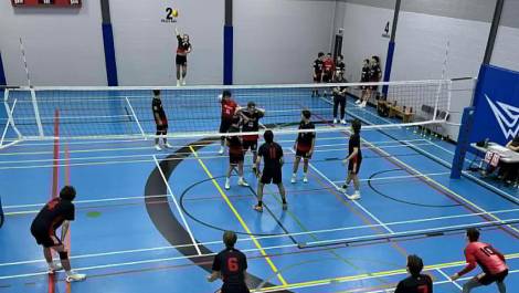 L’équipe de volleyball division 3 des Gaulois du Cégep de La Pocatière. Photo de courtoisie.