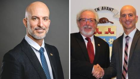 Félix Michaud aujourd’hui et lors de sa nomination en 2016. (Photos d’archives)