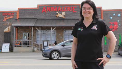 Louise Thibault, propriétaire d’Animalerie Montmagny.