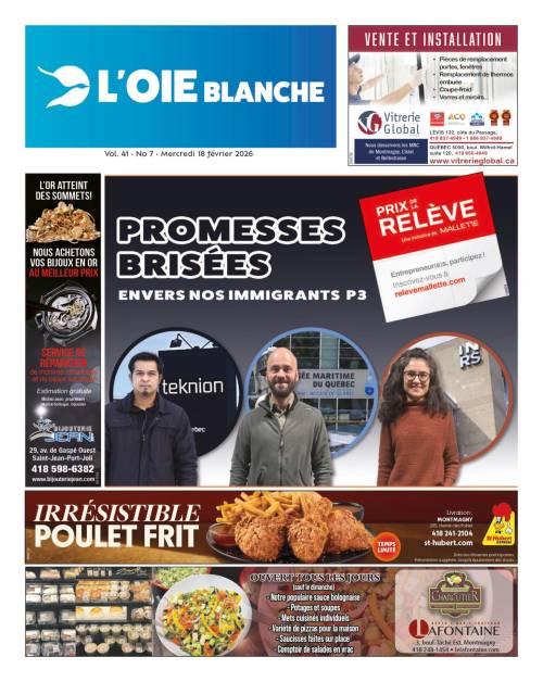 Édition du 18 février 2026