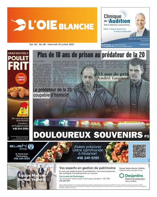 Édition du 23 juillet 2025