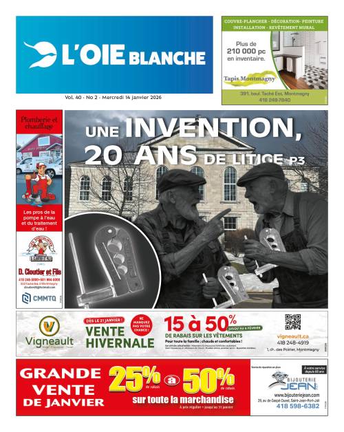 Édition du 14 janvier 2026