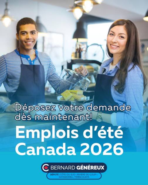 Emplois d’été Canada 2026 : le programme est ouvert