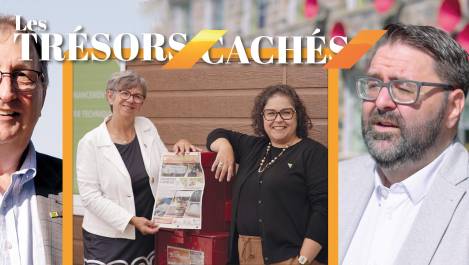 Mireille Thibault et Christine Talbot du CAE Montmagny-L’Islet, Mathieu Sirois de la MRC de Montmagny et Sylvain Thibouthot de la MRC de l’Islet.