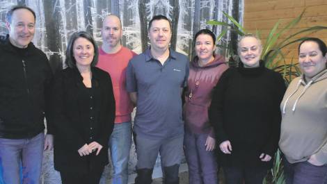 Éric Bourgault, Carole Deschênes, Jean-François Labonté, Arnaud Maurice, Cécile Lesaffre, Noémie Gautreau-Régnier et Annick Bélanger. (Photo: Katy Desjardins)