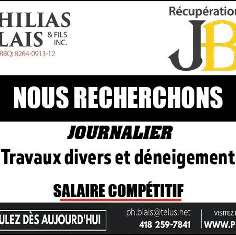 JOURNALIER recherché