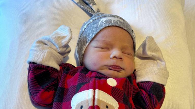 $!La famille vient de d’accueillir son quatrième enfant avec la naissance de Théo. Photo de courtoisie.