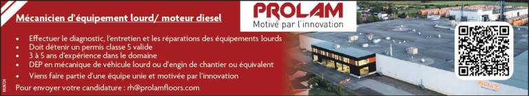 Offres d’emploi- Prolam