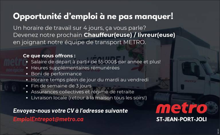 Chauffeur(euse) / livreur(euse)