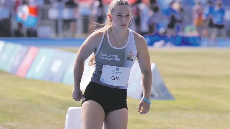 Coralie Canuel au Jeux du Québec. (Crédit photos: Manon Desjardins)