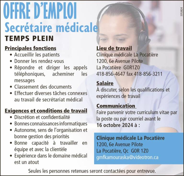 Secrétaire médicale