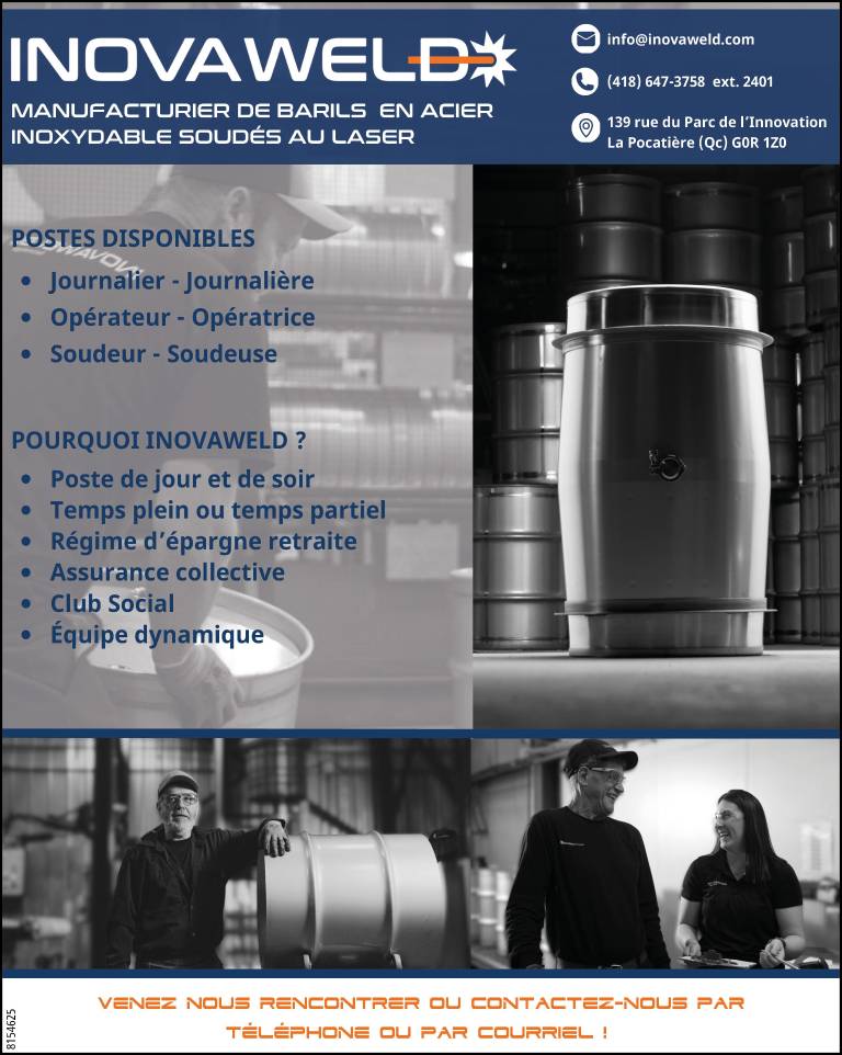 Plusieurs postes disponibles