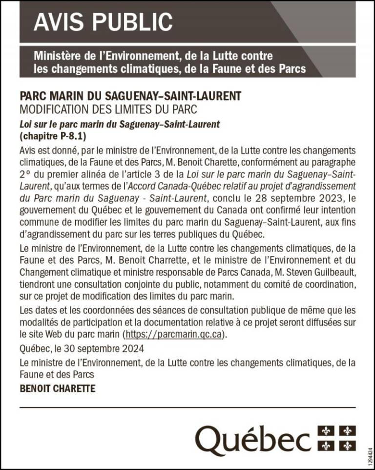 Avis public