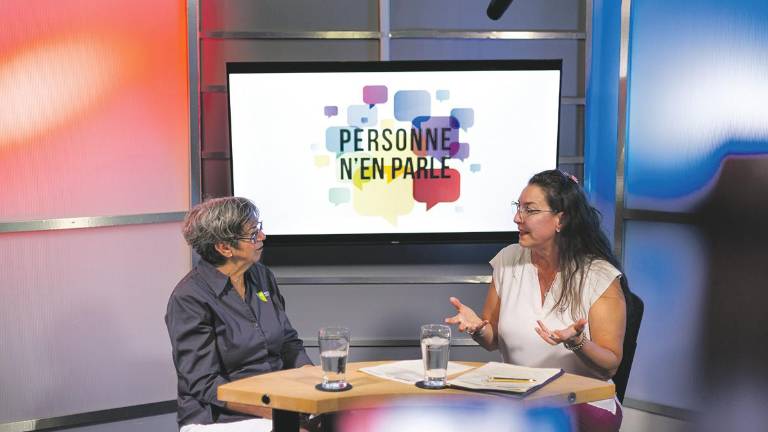 Mireille Thibault du CAE Montmagny-L’Islet en entrevue avec Nathalie Stoltz dans le cadre de l’émission Personne n’en parle.