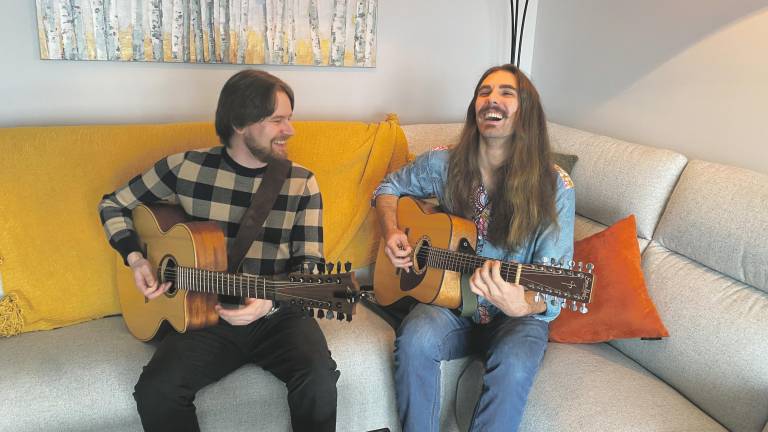Tristan Morin et Louis-Simon Dumont. Photo de courtoisie.