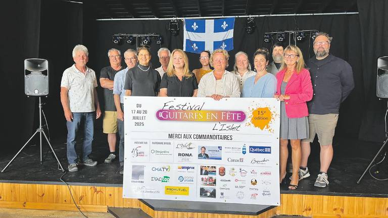 Les organisateurs et partenaires de Guitares en Fête.