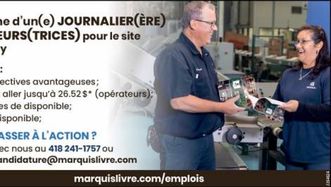 Journalier(ère) et Opérateurs(trices)- Marquis