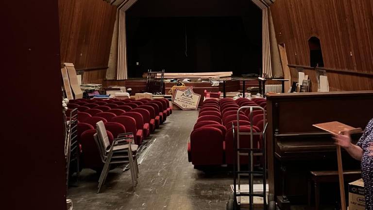 $!L’ancien cinéma Taché qui servira, entre autres, comme salle de théâtre communautaire. Crédit photo : Édouard Bérubé.