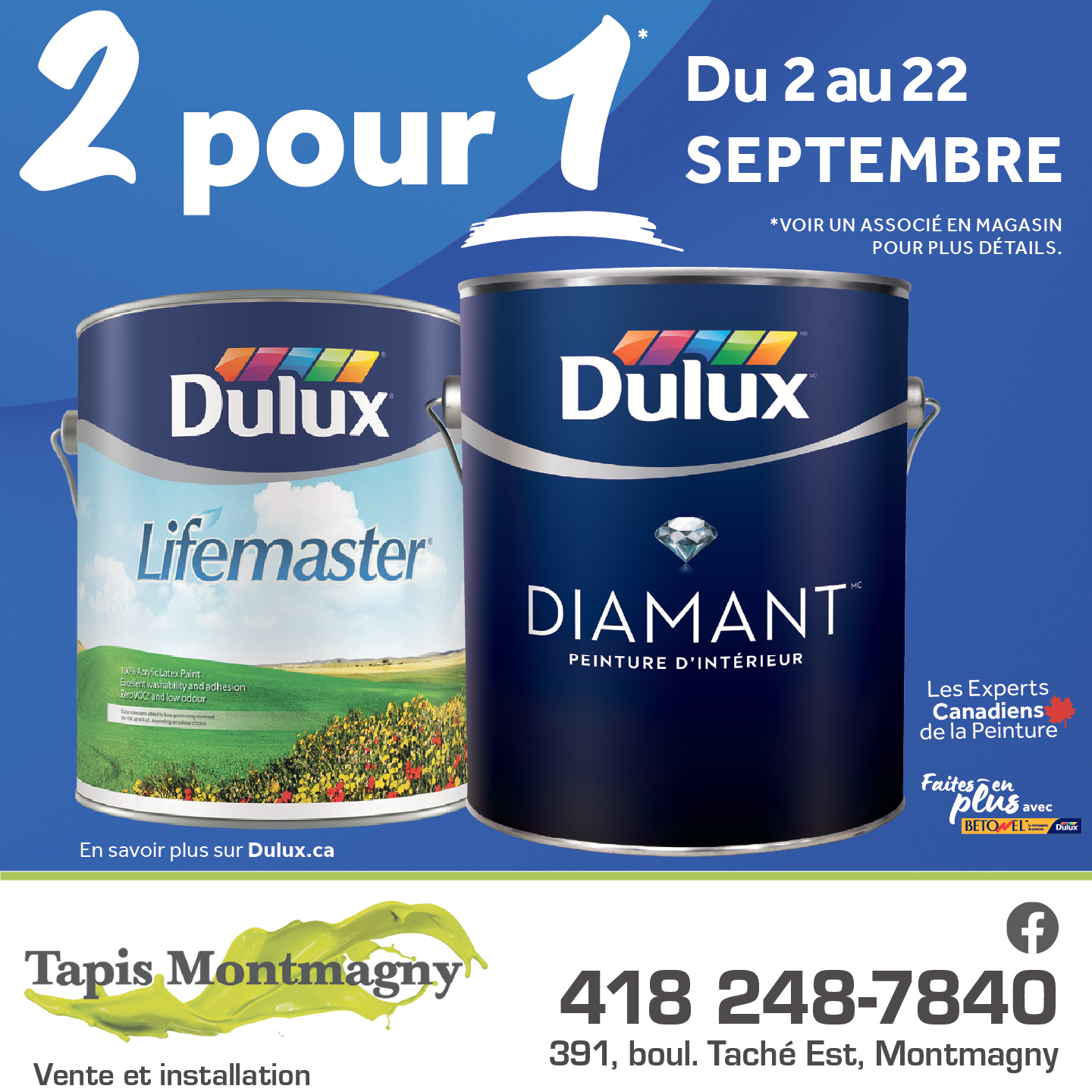 Tapis Montmagny – 1×1 – 08-2026