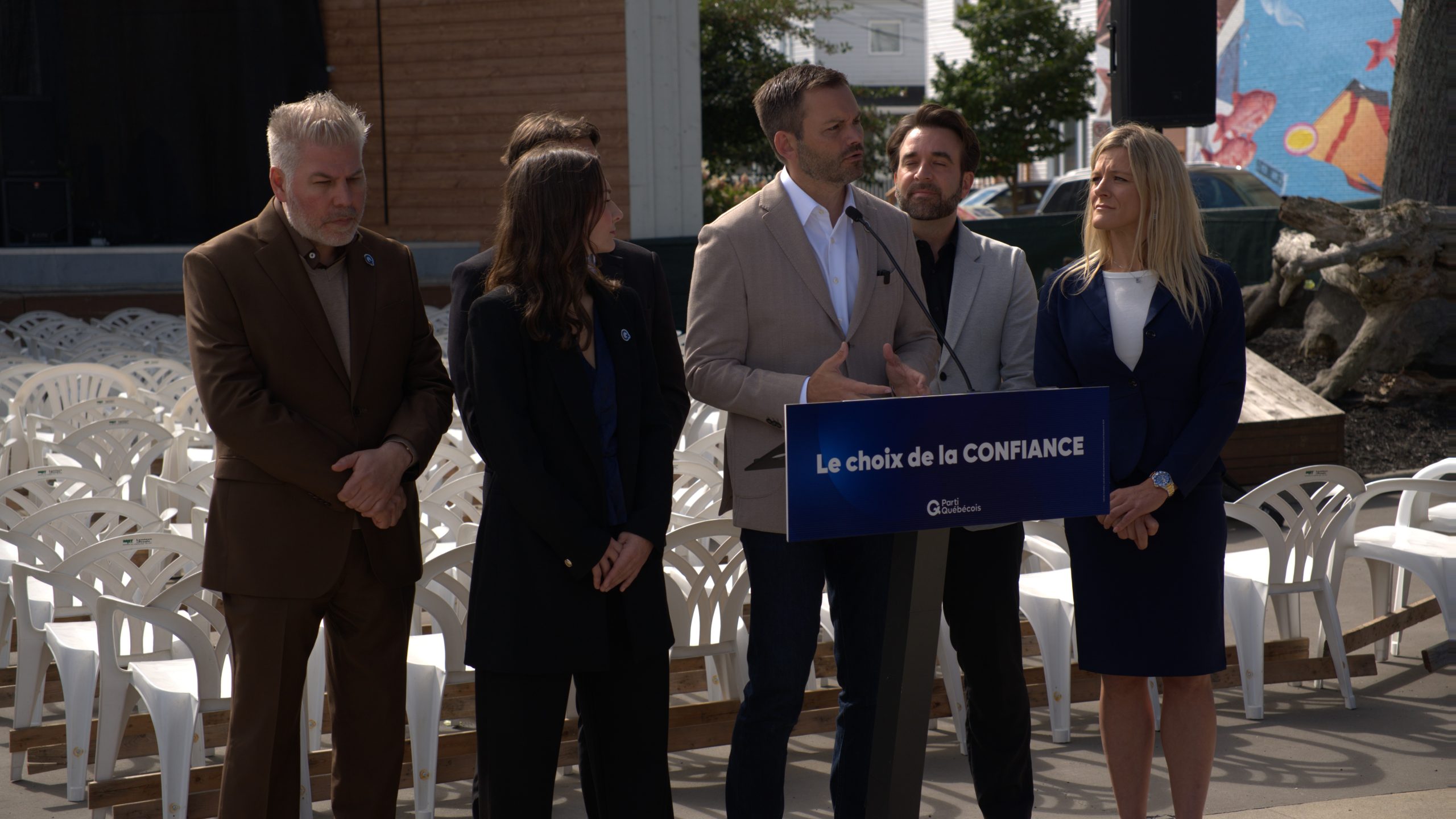 Photo de : “Paul St-Pierre Plamondon s’arrête à Montmagny pour faire des annonces en culture”